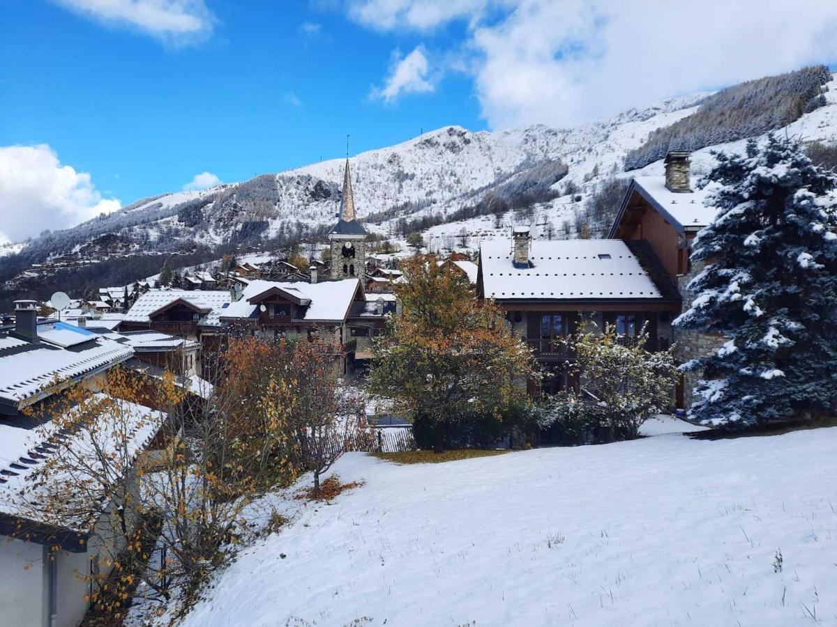 Charmant Appartement 3 Pieces Avec Parking Et Wifi A Saint-Martin-De-Belleville - Fr-1-452-351 Exteriör bild